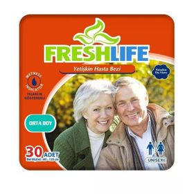 Freshlife Belbantlı Orta Boy 30 Adet Hasta Bezi