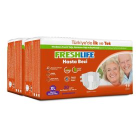 Freshlife Belbantlı XLarge Yetişkin 2x30 Adet Hasta Bezi