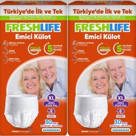 Freshlife Emici Külot XL 30x2 Adet Hasta Bezi