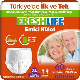 Freshlife Emici Külot XL Ekstra Büyük 60 Adet Hasta Bezi