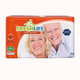 Freshlife Extra Büyük Boy 30 Adet Yetişkin Hasta Bezi