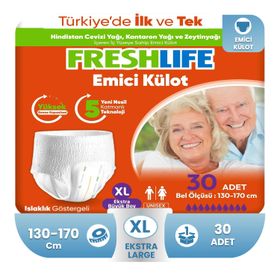 Freshlife Extra Large Beden 30 Adet Emici Külot