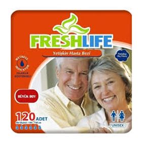 Freshlife Large 120 Adet Belbantlı Yetişkin Hasta Bezi