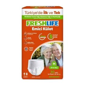 Freshlife M 30'lu Emici Külot Yetişkin Hasta Bezi
