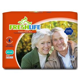 Freshlife M 30x4 Adet Belbantlı Hasta Bezi