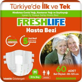 Freshlife Medium Yetişkin Belbantlı 2x30 Adet Hasta Bezi