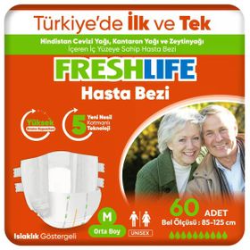 Freshlife Medium Yetişkin Belbantlı 2x30 Adet Hasta Bezi