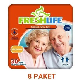 Freshlife S 8x30'lu Belbantlı Yetişkin Hasta Bezi