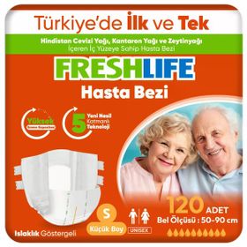Freshlife Small Yetişkin Belbantlı 4x30 Adet Hasta Bezi
