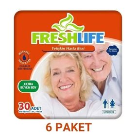 Freshlife XL 6x30'lu Belbantlı Yetişkin Hasta Bezi