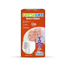 Freshlife XL Ekstra Büyük Boy Emici Külotlu 30 Adet Hasta Bezi