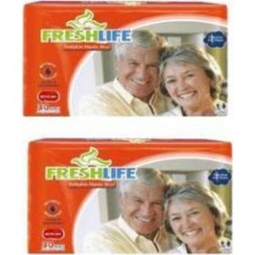 Freshlife Yetişkin Bağlamalı Large-Büyük Boy 60 Adet Hasta Bezi