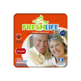 Freshlife Yetişkin Bağlamalı Large-Büyük Boy 60 Adet Hasta Bezi