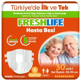 Freshlife Yetişkin Belbantlı Small 30'lu Hasta Bezi