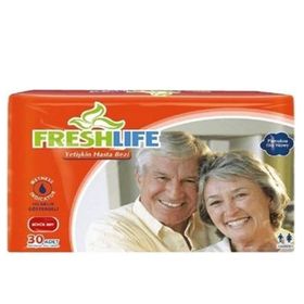 Freshlife Yetişkin L Beden 30'lu Beyaz Hasta Bezi