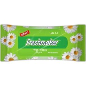 Freshmaker 15'li Çiçeksi Kokular Islak Cep Mendil