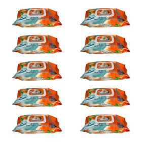 Freshmaker Çiçeksi Kokular 90 Adetlik 10 Paket Islak Mendil