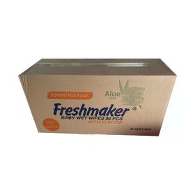 Freshmaker Çiçeksi Kokular 90 Adetlik 24 Paket Islak Mendil