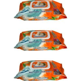 Freshmaker Çiçeksi Kokular 90 Adetlik Islak Havlu Mendil