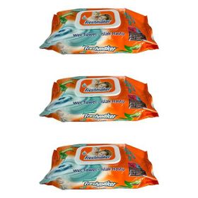 Freshmaker Çiçeksi Kokular 90 Adetlik Islak Havlu Mendil