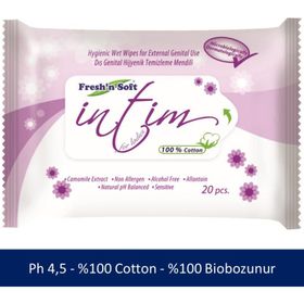 Fresh'n Soft 20 Adet İntim Mendil