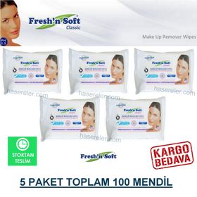 Fresh'n Soft 20'li Makyaj Temizleme Pamuğu
