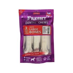 Freshy Beyaz Large 12.5 cm 3'lü 165 gr Dental Bones