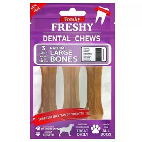 Freshy Dental 3 Adet Large Natural Kemik