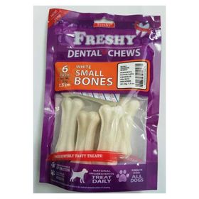 Freshy Dental Naturel Kemik 6'lı Köpek Ödülü