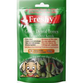 Freshy Dental Yeşil Kemik 15x150 gr Köpek Ödülü