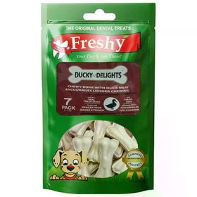 Freshy Ducky Delights Ördek Kaplı Sütlü Press 7 Adet Kemik
