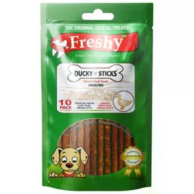 Freshy Ducky Sticks Ördekli Tahılsız 100 gr 10 Adet Köpek Ödülü