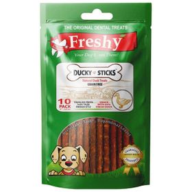 Freshy Ducky Sticks Ördekli Tahılsız 100 gr 10 Adet Köpek Ödülü