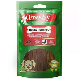 Freshy Ducky Stripes Ördekli Şerit Tahılsız 80 gr 20 Adet Köpek Ödülü