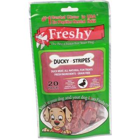 Freshy Ducky Stripes Ördekli Şerit Tahılsız 80 gr 20 Adet Köpek Ödülü