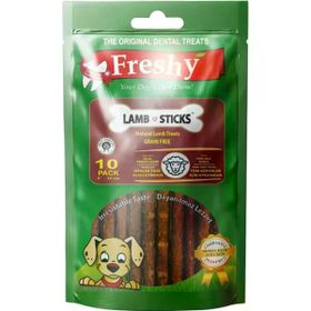 Freshy Lamb Sticks 100 gr 10 Adet Tahılsız Kuzulu Çubuk Köpek Ödülü