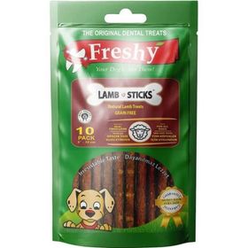 Freshy Lamb Sticks 100 gr 10 Adet Tahılsız Kuzulu Çubuk Köpek Ödülü