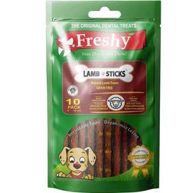 Freshy Lamb Sticks Tahılsız Kuzulu Çubuk 10 Adet Köpek Ödülü