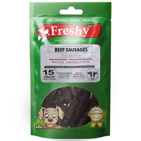 Freshy Mini Beef Sausages Tahılsız Sosis 100 gr 15 Adet Köpek Ödülü