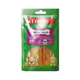 Freshy Naturel Dental 120 gr 20 Adet Burgu Çiğneme Çubuğu