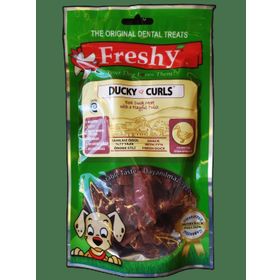 Freshy Taze Ördek Etinden Curl Ödül 55 gr Köpek Ödülü