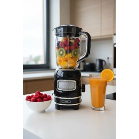 Fressi FR-BL01 Retroblend Öğütücülü Smoothie Krem Şişeli Retro Blender Seti