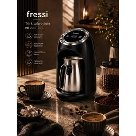 Fressi FR-TK302 Siyah Türk Kahve Makinesi