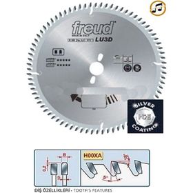 Freud LU3D 0900 Suntalam ve Laminat Testeresi Trapez Diş