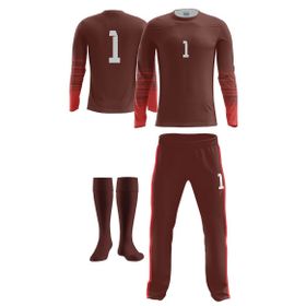 FreySport Active Bordo Kırmızı Kaleci Seti