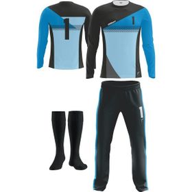 FreySport Axiom Siyah Mavi Kaleci Seti