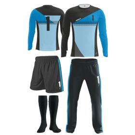 FreySport Axiom Siyah Mavi Kaleci Seti