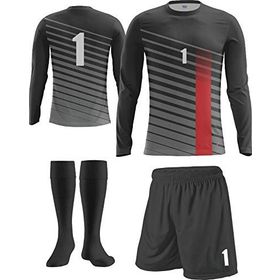 FreySport Bevel Siyah Kırmızı Kaleci Seti