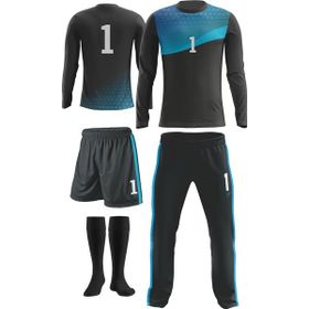 FreySport Compactness Siyah Kırmızı Kaleci Seti