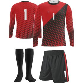 FreySport Compactness Siyah Kırmızı Kaleci Seti